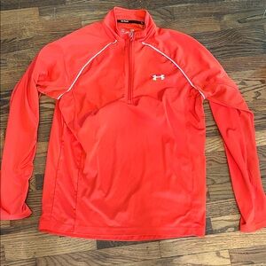 Under Armour Men's Orange Half-Zip Performance Jacket